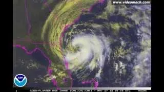 2012 Atlantic Hurricane Season Individual storms satellite animation