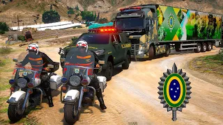 COMBOIO DO EXÉRCITO BRASILEIRO + ESCOLTA ARMADA | GTA 5 POLICIAL