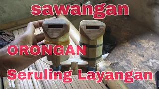 Cara membuat SERULING LAYANGAN//DIY Kite flute from INDONESIA