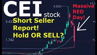 CEI stock(Short Report) HOLD or SELL? Huge SELLOFF