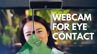 Eye Contact Webcam 4K - NO TELEPROMPTER! iContact Camera Pro