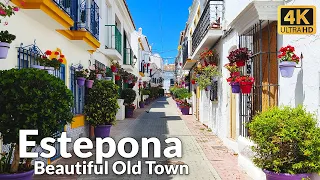Walking Tour of Estepona Old Town, Part 2 - May 2023 (4K Ultra HD, 60fps)