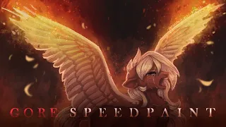 [GRIMDARK/13+] Wings Of Fire (Commission) - MLP Speedpaint