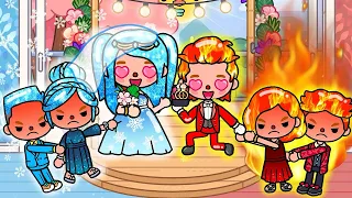 Fire And Ice Love Story | Toca Life World | My Little Toca