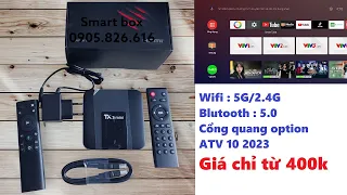 TV Smart Box Tx3mini 2023 Biến Mọi TiVi Thành TV Thông Minh Điều Khiển Giọng Nói