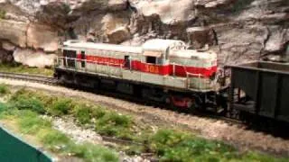 Utah Railway Alco going up hill