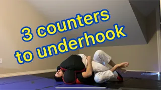 3 ways to counter underhook from deep halfguard. (Eyad Jaara)