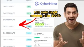 Litecoin Miner || Free LTC Mining Website 2021|| Litecoin Mining Withdrawal | Online Earning App