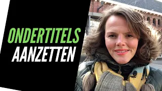 Ondertitels aanzetten (om video automatisch met ondertiteling te bekijken)