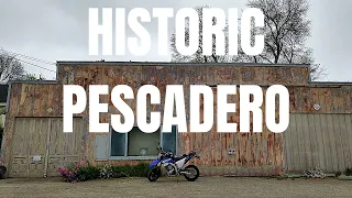 Exploring Historic Pescadero California and Butano | Yamaha WR250R Supermoto