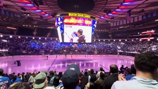 Rangers Hurricanes Handshake