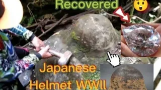 Part 2-Bato na purmang Japanese Helmet 🪖 WW2  binuksan Yamashita treasure in Mindanao