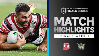 Roosters v Titans Match Highlights | Finals Week 1, 2021 | Telstra Premiership | NRL