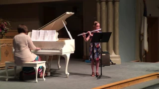 Flute Solo accompanied by Sarah Steranka at 5:15PM