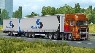 DAF XF 105 6x4 - CHEWING GUMS TRANSPORT - EURO TRUCK SIMULATOR 2