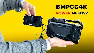 How Much Power Does BMPCC4K Need?  Andycine Monitor And SmallRig Adapter Plate | Ming Effect