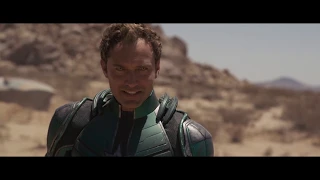 Captain Marvel vs Yon Rogg Final Fight - Captain Marvel Kicks off Yon Rogg - Captain Marvel Clip