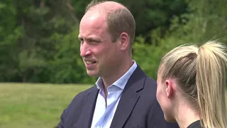 ENGLAND WOMEN: Prince William (President of the Football Association), Visits St George's Park