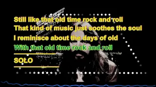 Old Time Rock And Roll - BOB SEGER- Guitar Backing Track [G]  (-6dB)