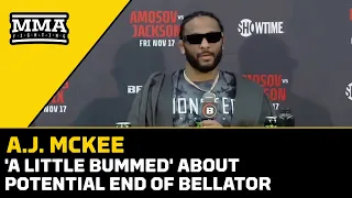 A.J. McKee 'A Little Bummed' About Potential End of Bellator | Bellator 301 | MMA Fighting