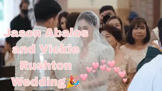 Jason Abalos and Vickie Rushton WEDDING..