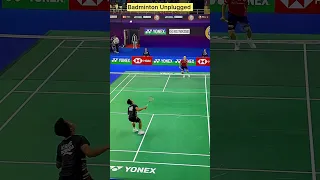 How he blocked😱GINTING🔥 #yonexsunriseindiaopen2024 #badminton #yonex #bwf #badmintonindia #sports