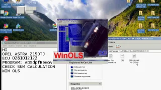 OPEL ASTRA 0281012122 DPF EGR OFF, CALCULATION CHECK SUM, FOR FIVE MINUTES
