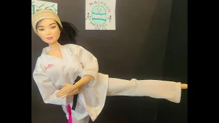 Taekwondo! Barbie Stop Motion