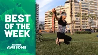 Best of the Week: Slackline Tricks & Amputee Powerlifting | People Are Awesome