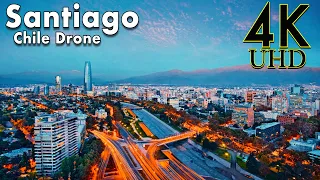 Santiago Chile in 4K UHD Drone