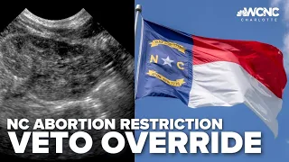 12-week abortion ban set to become law in NC after veto override