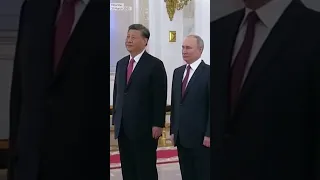 Putin welcomes Xi at Kremlin on 2nd day of Chinese President’s Russia visit