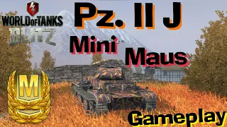 WOT Blitz Pz II J - Mini Maus Mastery Gameplays Before Update 5.5