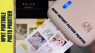 HPRT Mini Photo Printer for iPhone, Smartphone, Portable Instant Picture Printer with Bluetooth