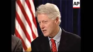 APTN interview with fmr US presidents Bush Snr and Clinton