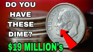 VERY EXPENSIVE TOP 10 ROOSEVELT DIME RARE ONE DIME COINS WORTH A LOT OF MONEY -COINS OF MONEY!