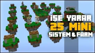 INITIAL LEVEL 25 MINI SYSTEM and FARM !! Minecraft