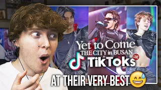 AT THEIR VERY BEST! (BTS Busan Concert - TikTok Edits Compilation | Reaction)