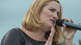 Helen Ward Jackson as the Adele Tribute Show at Eastbourne Relay for Life 2017