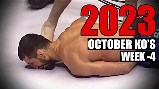 MMA & Boxing Knockouts I October 2023 Week 4