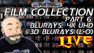 FILM COLLECTION, PART 6: BLURAYS, 4K UHD & 3D BLURAYS (L-O) LIVE!