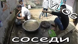 VLOG Соседи разделывают крокодилов, иду в Ангкор Ват