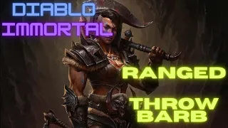 Diablo Immortal (Ranged Barb Build PvP 2024)