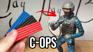 Слепил из ПЛАСТИЛИНА фигурку C-OPS (feat. Just GoGa )