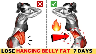 The Best Exercises for Hanging Belly Fat | 30-min Workout To LOSE 3 INCHES OFF WAIST in 7 days