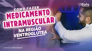 Como fazer Medicamento Intramuscular na Ventroglútea | Aula PRÁTICA