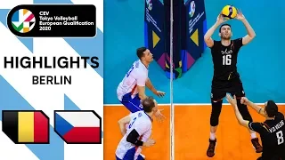 Belgium vs. Czech Republic - Highlights | CEV Men's Tokyo Volleyball Qualification 2020