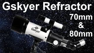 All about the Gskyer 70mm and 80mm refractors