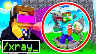 Secretly CHEATING With XRAY MOD In Pixelmon!