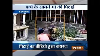 Ahmedabad: Woman brutally beaten up by mother-in-law and husband infront of her 5-yr-old kid